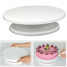 Подставка для торта вращающаяся, диаметр 28 см.